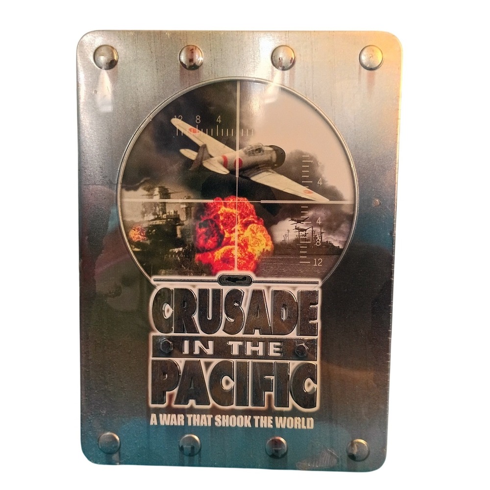 Crusade in the Pacific WWII Documentary 5-DVD Collector‎ Tin Set New Sealed